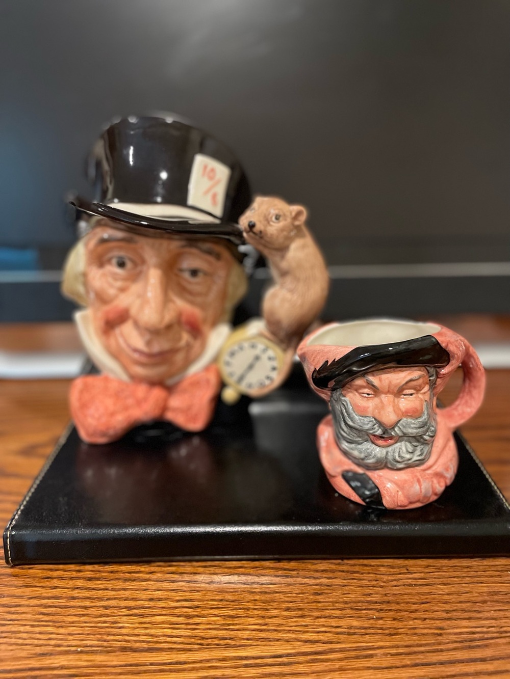 Royal Doulton Ceramic Figurines in Orange, Black, Cream